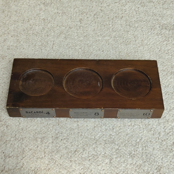 Bacardi Wooden Tasting Flight - Picture 1 of 4